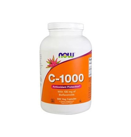NOW Vitamin C-1000, Витамин С 1000 мг, 500 капсул