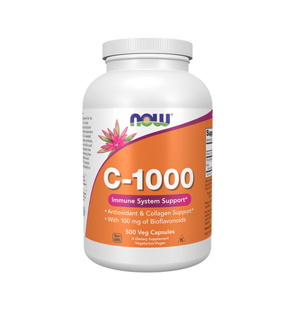 NOW Vitamin C-1000, Витамин С 1000 мг, 500 капсул