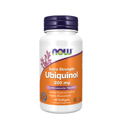 NOW Ubiquinol, Убихинол, 60 капсул
