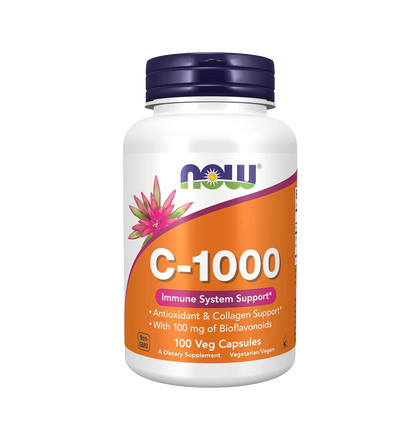 NOW Vitamin C-1000, Витамин С 1000 мг, 100 капсул