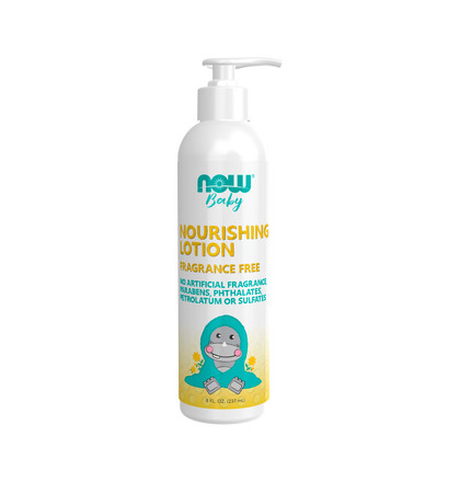 NOW Nourishing lotion fragrance free, Питательный лосьон без ароматизаторов, 237 мл