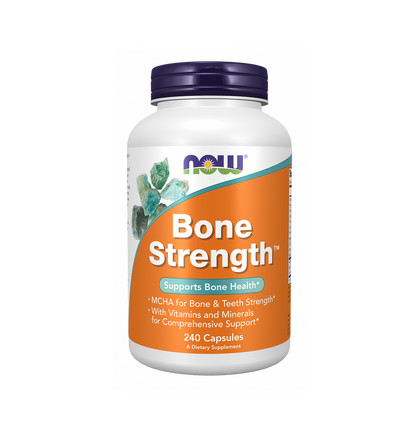 NOW Bone Strength, Бон Стренч, 240 капсул