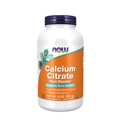 NOW Calcium Citrate, Кальций Цитрат, 227 грамм