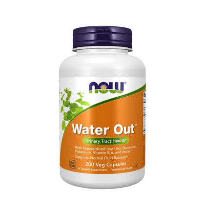 NOW Water Out, Вотер Аут, 200 капсул