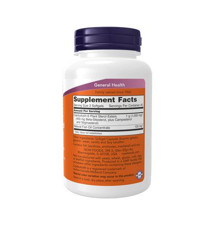 NOW Beta-Sitosterol Plant Sterols, Бета-Ситостеролы Фитостеролов, 90 капсул