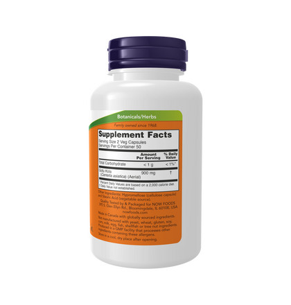 NOW Gotu Kola 450 mg, Готу Кола 450 мг, 100 капсул