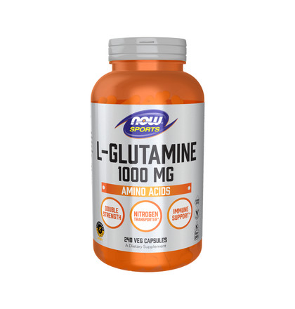 NOW L-Glutaminе, L-Глутамин, 240 капсул