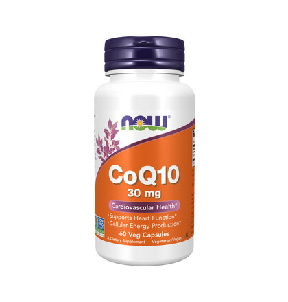 NOW Сo Q10, Коэнзим Q10, 60 капсул