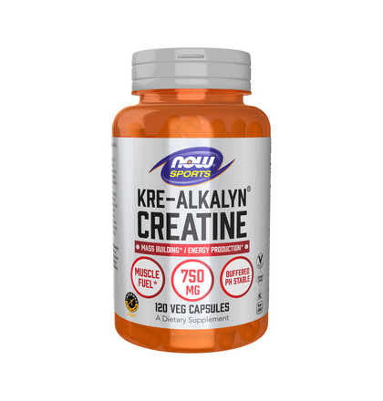 NOW Kre-Alkalyn Creatine, Кре-Алкалин Креатин, 120 капсул