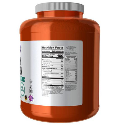 NOW Whey Protein, Сывороточный протеин, 2720 г