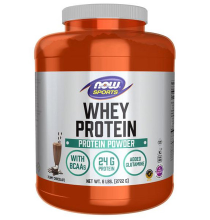 NOW Whey Protein, Сывороточный протеин, 2720 г