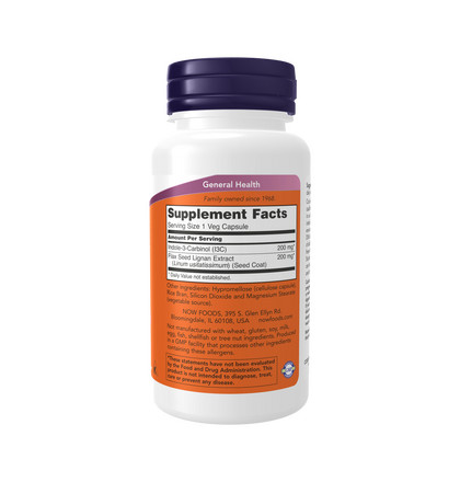 NOW Indol-3-Carbinol, Супер Индол-3-Карбинол, 60 капсул