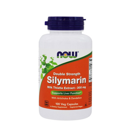 NOW Silymarin 2X 300 мг, 100 капс