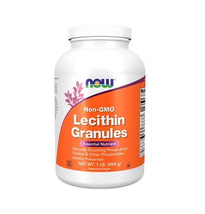 NOW Lecithin Granules, Лецитин в гранулах, 454 грамма