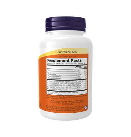 NOW Omega 3-6-9 1000 mg, Омега-3-6-9 1000 мг, 100 капсул