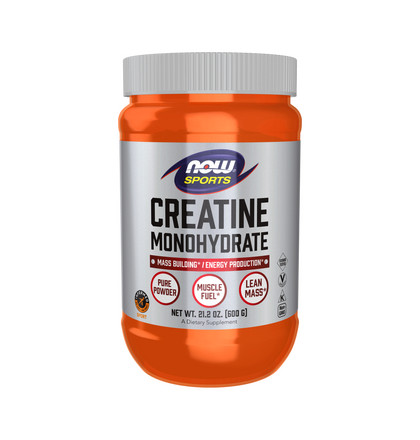 NOW Creatine Monohydrate, Креатин Моногидрат, 600 грамм