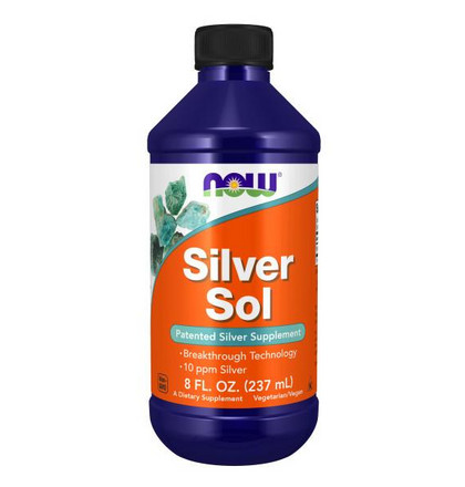 NOW Silver Sol, Коллоидное серебро, 237 мл