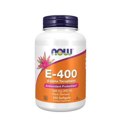 NOW Vitamin E, Натуральный Витамин Е, 250 капсул
