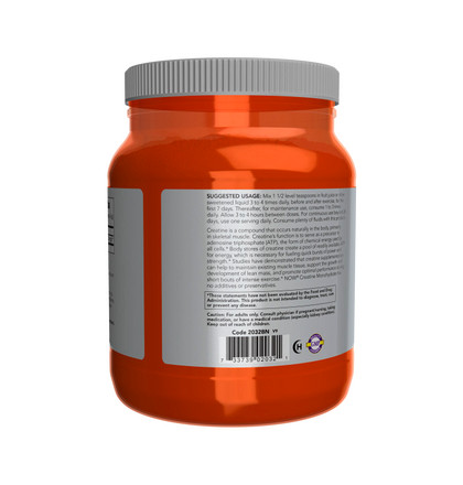 NOW Creatine Monohydrate, Креатин Моногидрат, 1000 грамм